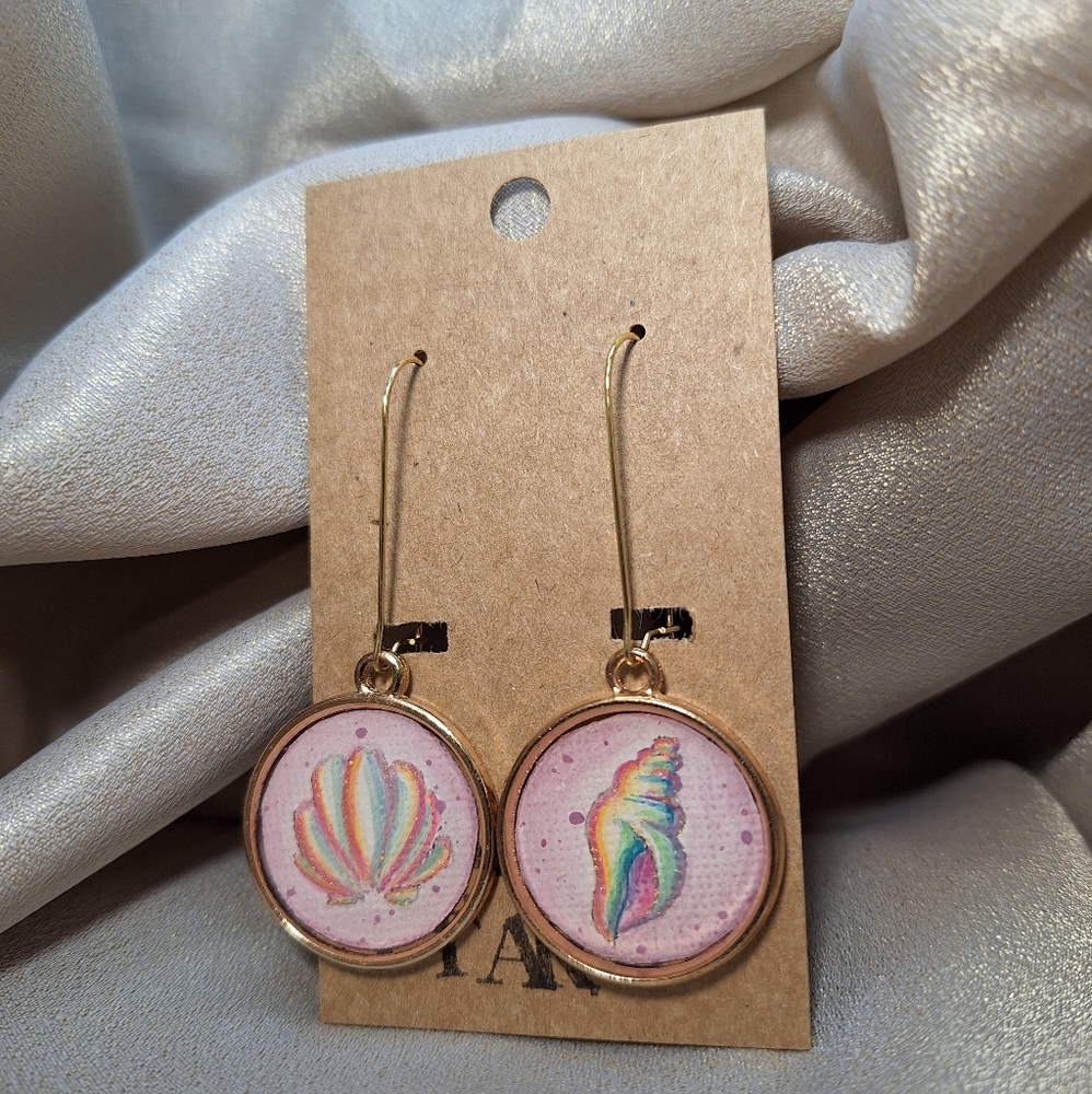 Hand painted earrings